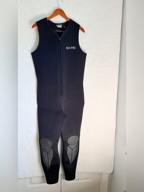 BARE 7mm Sport John Wetsuit Mens XL Scuba Dive Sleeveless Black